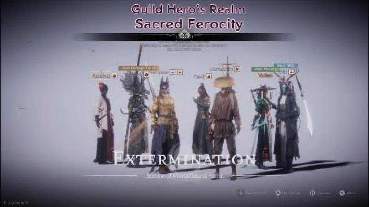 Where Winds Meet - Sacred Ferocity Guild Heros Fight LVL 71 - Healer