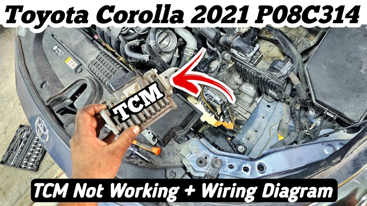 P08C314 Pressure Control Solenoid ' M ' Circuit || TCM Wiring Diagram + Solution