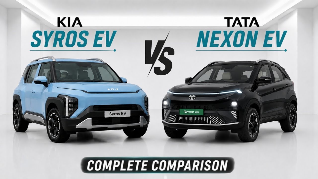 Kia Syros EV vs Tata Nexon EV 2026 | Full Comparison &ndash; Which EV SUV Should You Buy? #kiasyros #tata