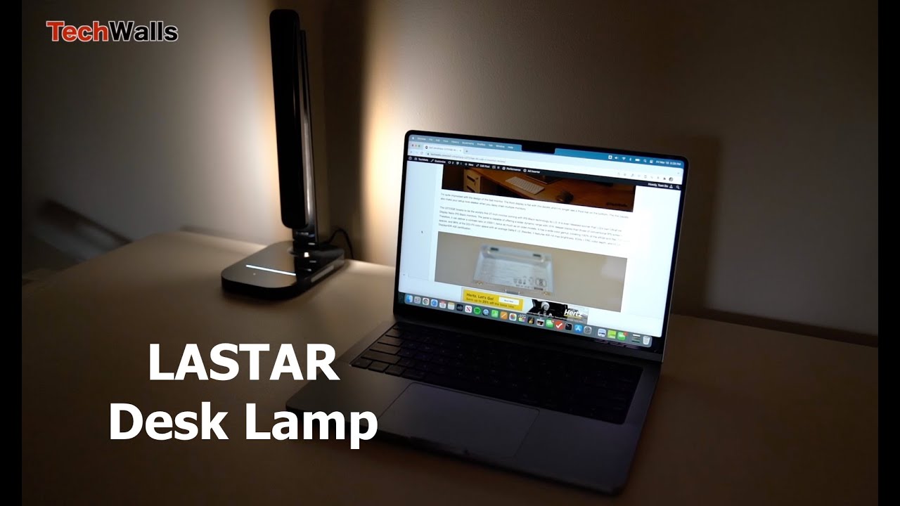LASTAR DL022 LED Desk Lamp Unboxing & Testing