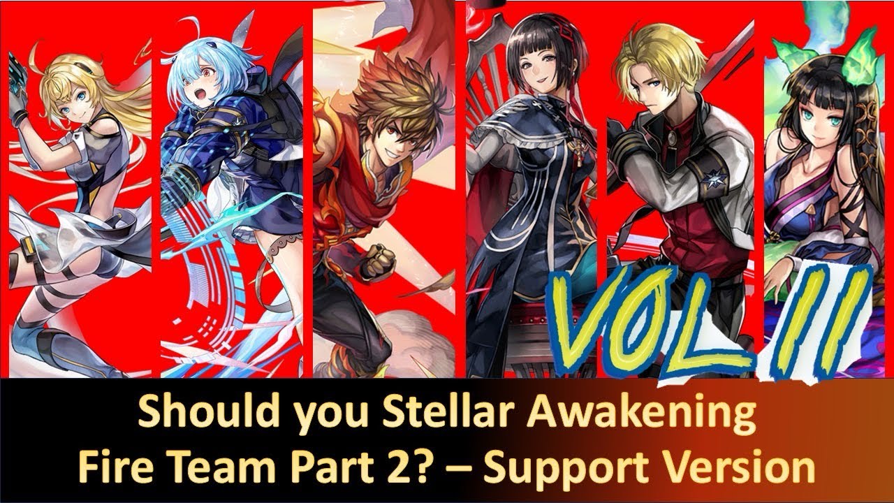 Another Eden -  Should you Stellar Awaken Fire unit? Renri AC Linaria Rufus AS Rosetta Cetie Hozuki 