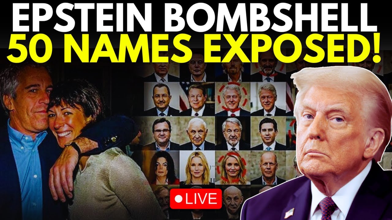 Epstein Files LIVE: What Do the New Epstein Files Reveal About 50 Powerful Figures? | Live News