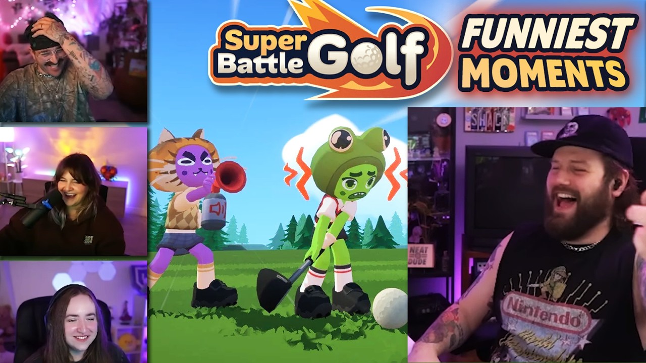 Самые смешные моменты Super Battle Golf