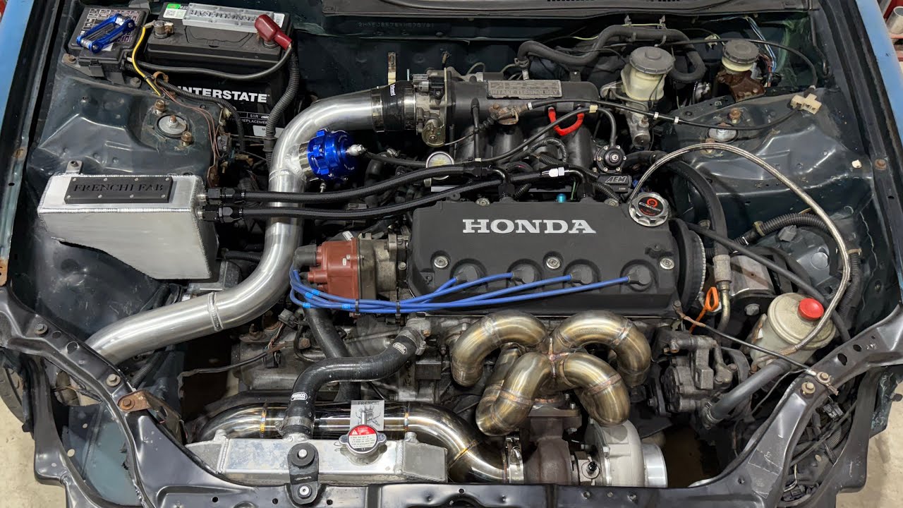 we built a d16y7 turbo kit!