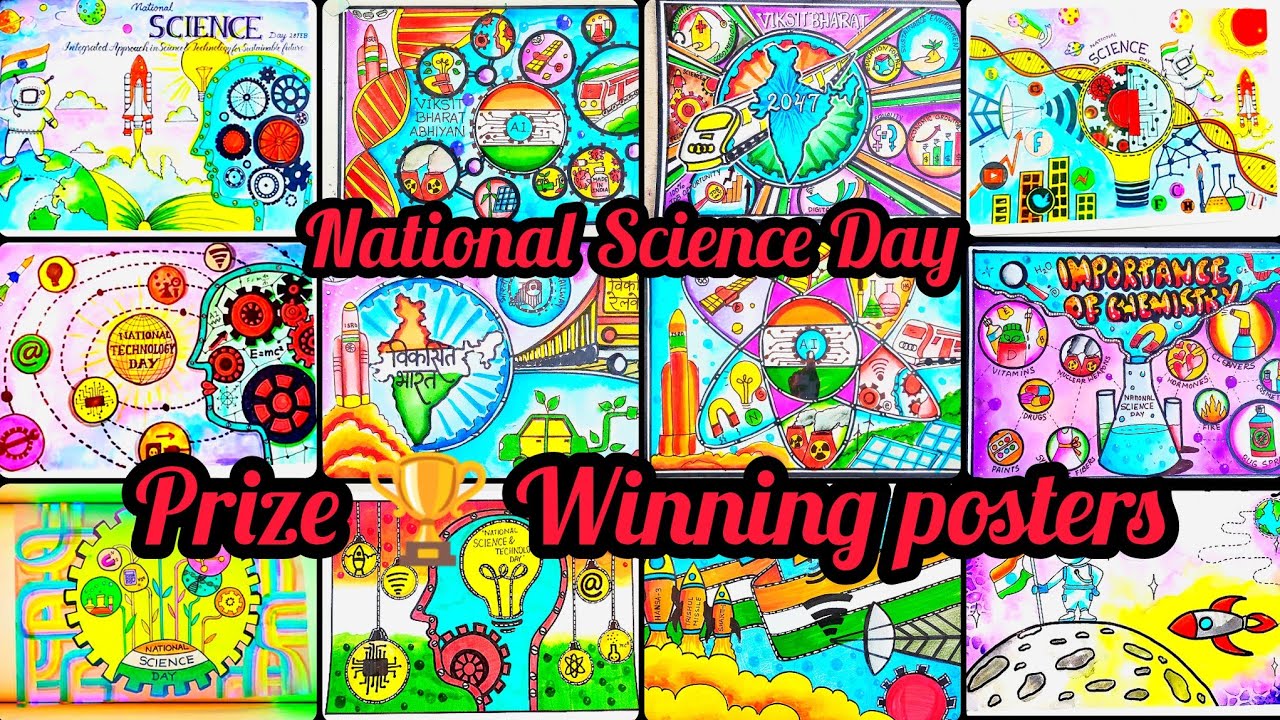 National Science Day Drawing/Science Day Poster/National technology day drawing