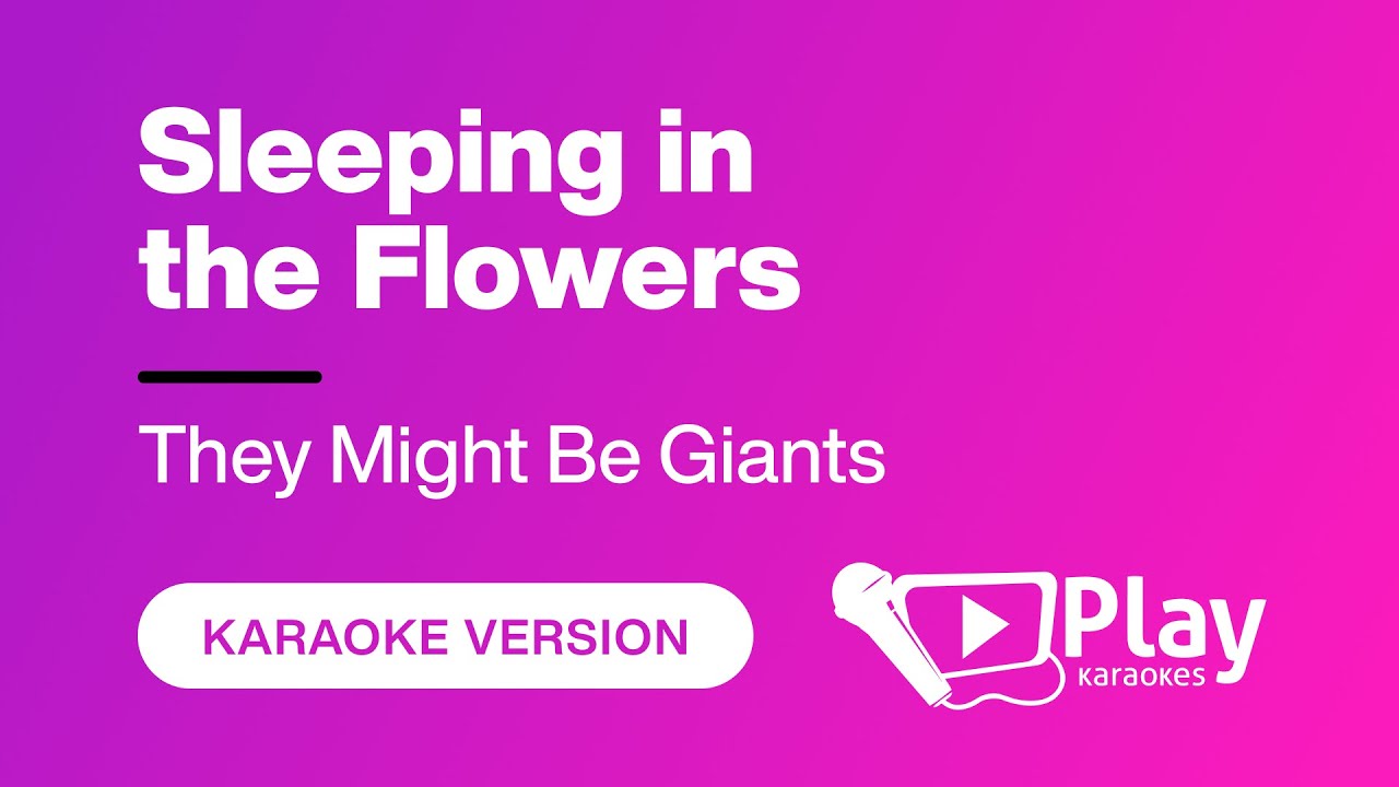They Might Be Giants - Sleeping in the Flowers - Karaoke 🎤 PlayKaraoke Instrumental