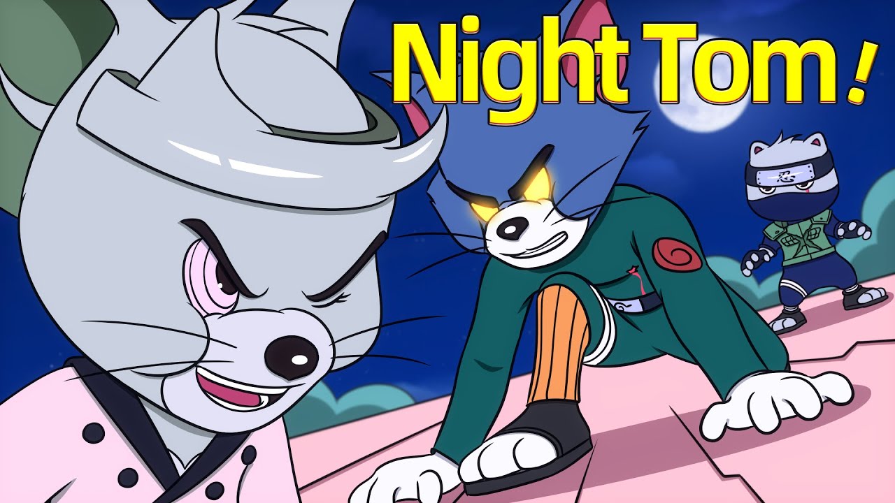 Night Guy·Tom VS Kakashi !and KO Madara·jerry! (tom and jerry)(Fan animation)
