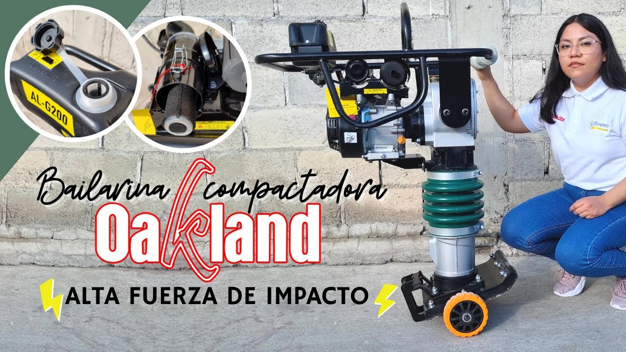 Económica y Potente bailarina Oakland de 4 tiempos | Maquinco maquinaria