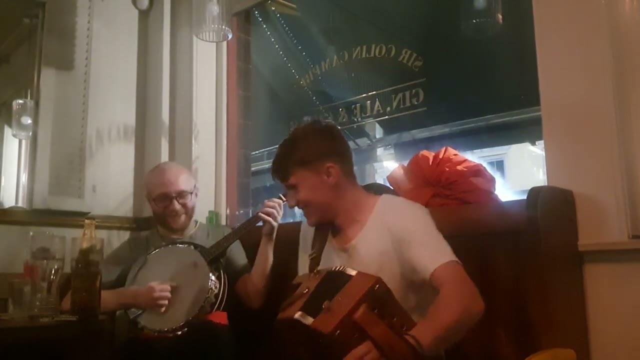 Conor Patterson & Jack Adams - Accordions and Banjo in the Sir Colin Campbell