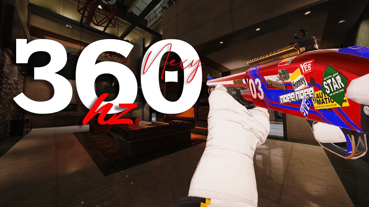 Cheating with 360hz? 🦸 (R6 Montage)