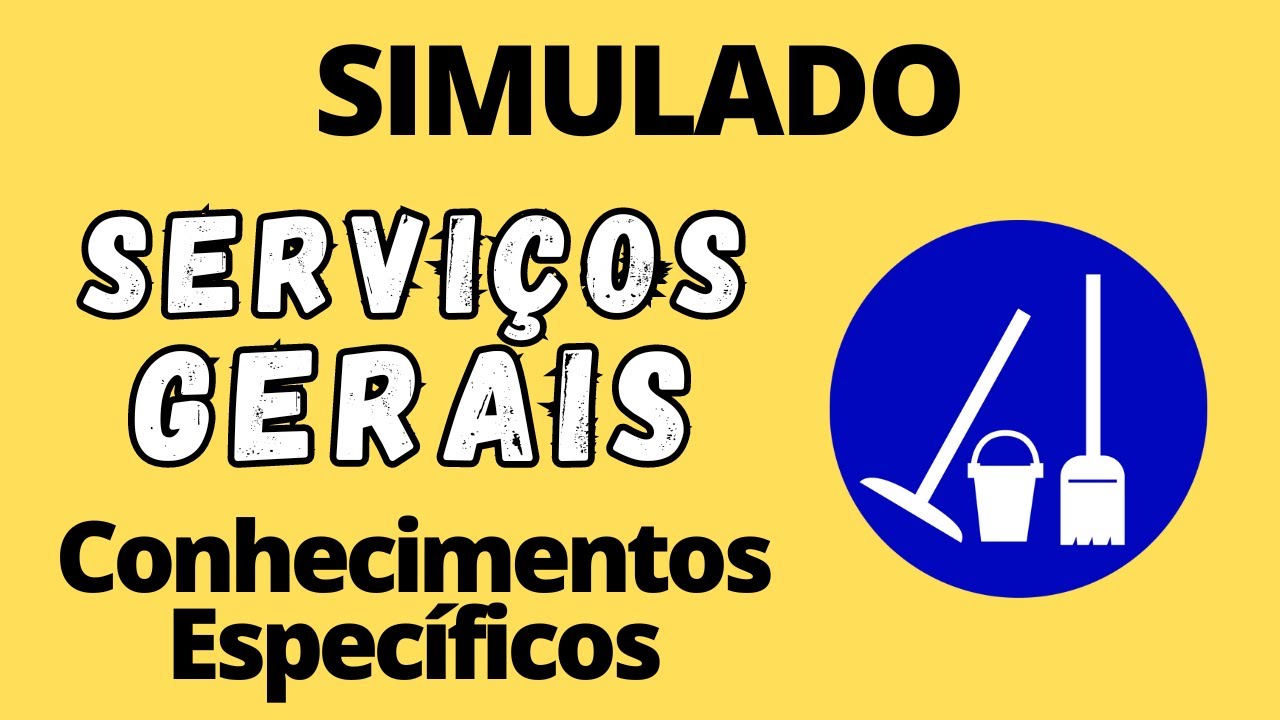 SIMULADO 15 Questões de Auxiliar de Serviços Gerais | Conhecimentos Específicos