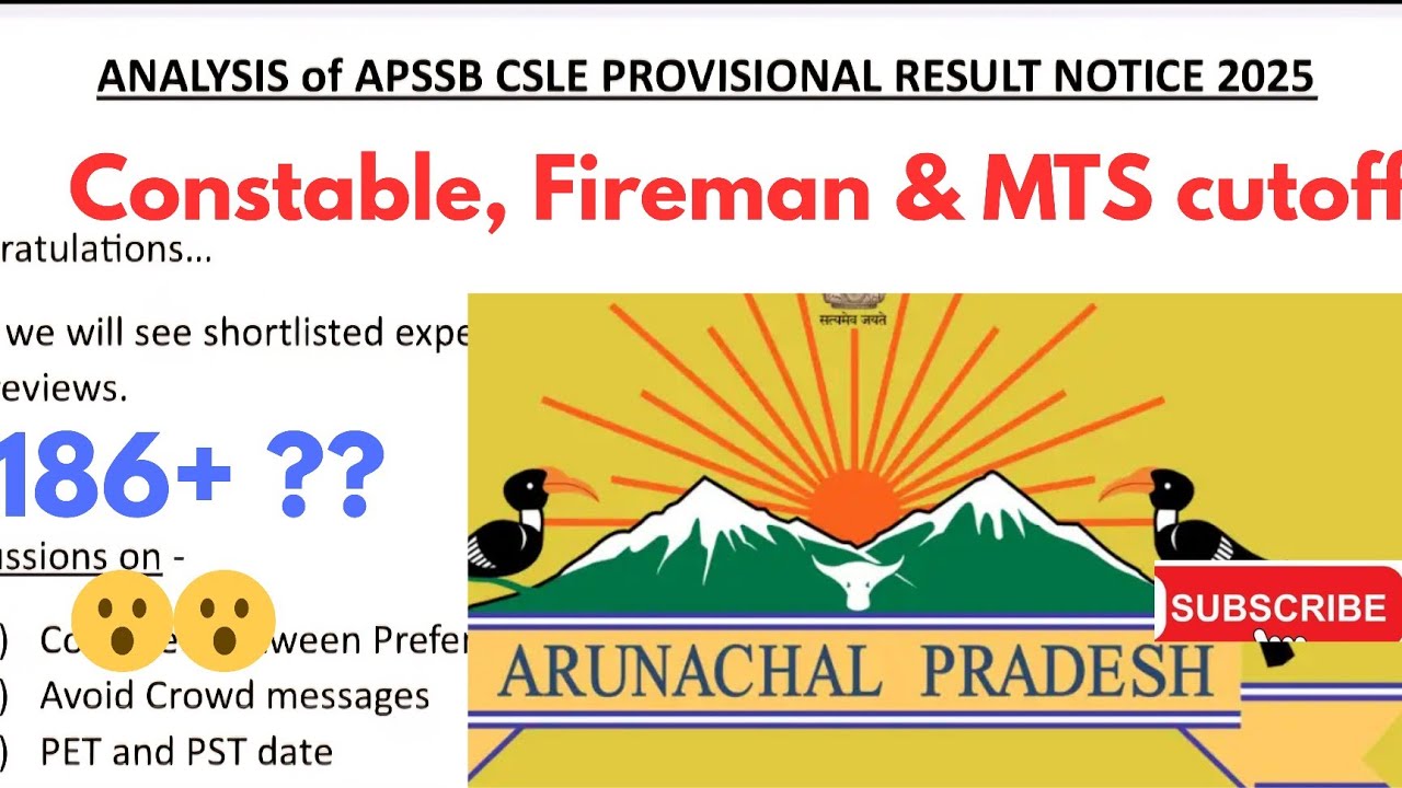 Analysis of APSSB CSLE Provisional Result Notice 2025 🔥 | High cutoff expected 😲