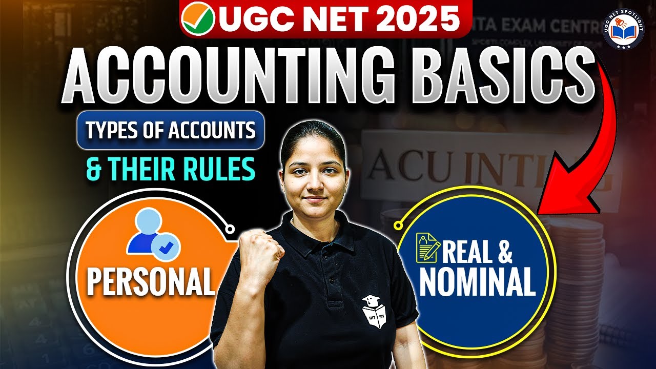 UGC NET Dec 2025 Commerce | Accounting | Types of Accounts Explained with Rules | Commerce Spotlight