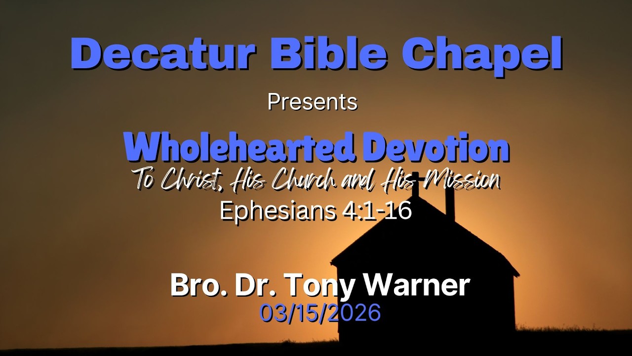 Sunday Service 03/15/2026 - Wholehearted Devotion