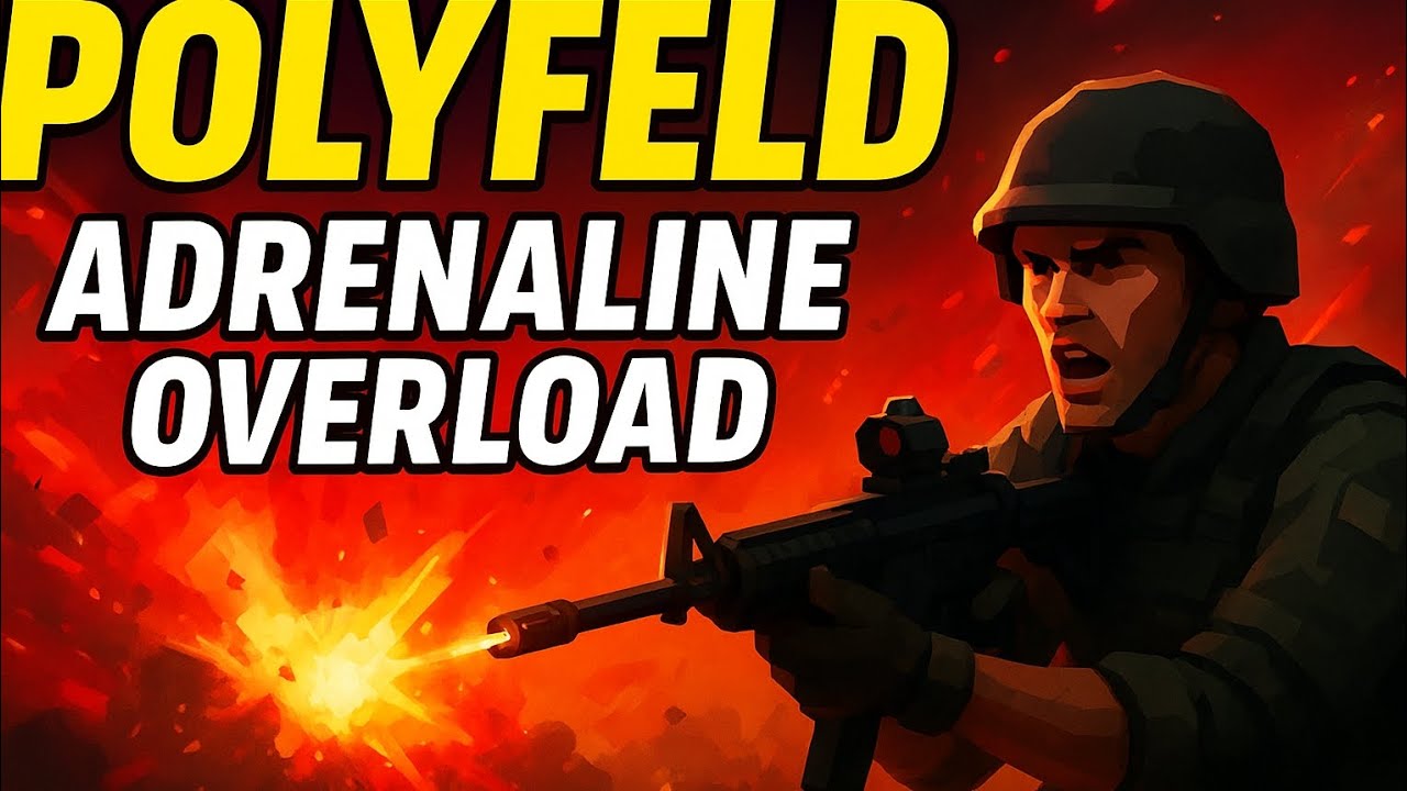 POLYFELD Gameplay &ndash; Adrenaline-Fueled Chaos | Fast-Paced Combat Experience!