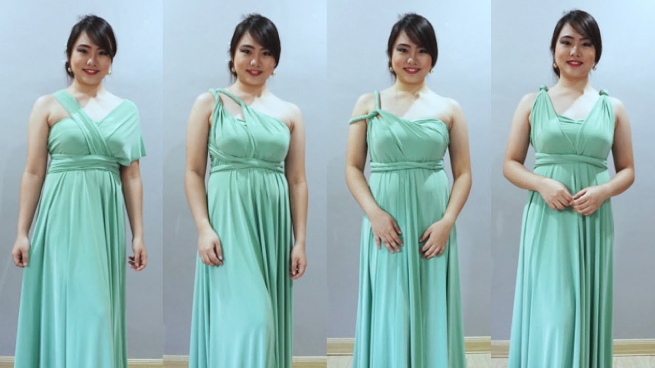 DUSTY GREEN / SAGE INFINITY DRESS | D.I.Y CONVERTIBLE | LOVE HUMBLY SHOP
