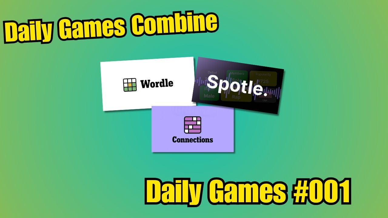 Joining the Daily Game Bandwagon | Daily Game Combine  #001