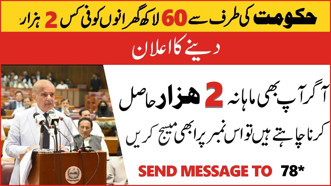 How to Get 2000 Rupees from Government | Shabaz Sharif petrol subsidy registration 2022