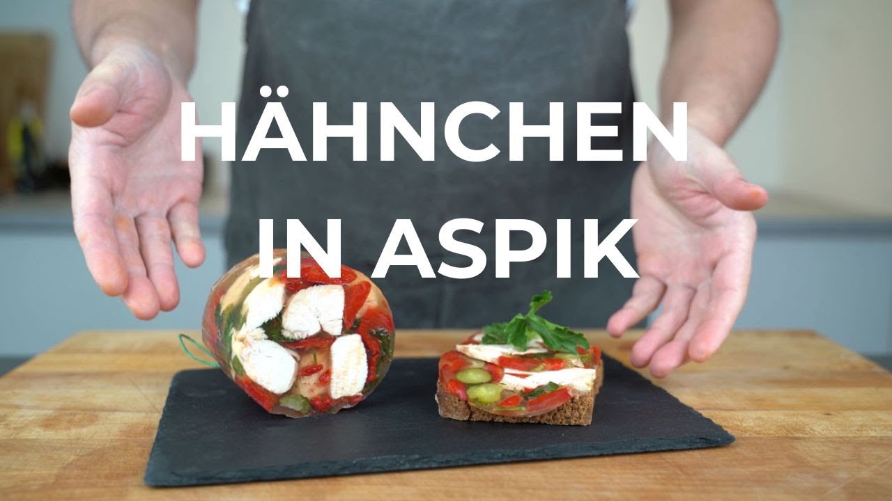 Hähnchen in Aspik - einfach, schnell & super lecker