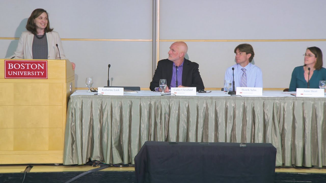 BU Conference on Sustainability Research Session III: Human Dimensions of Sustainability