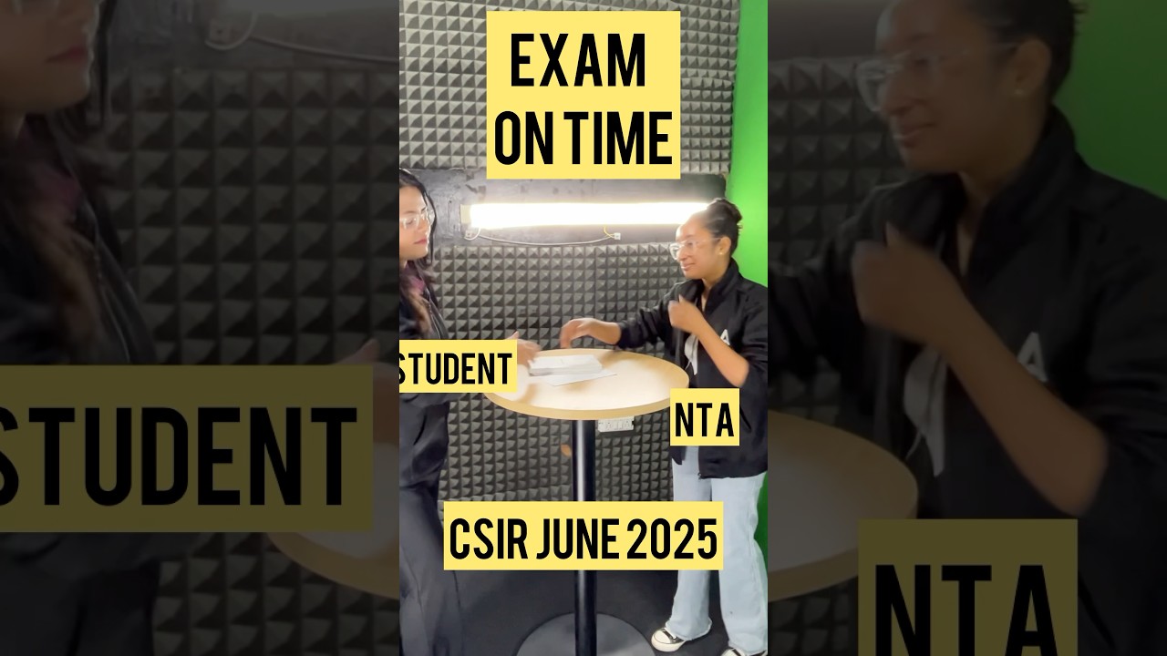 CSIR Exam Date 2025 #csirnetadda247 #csirnetjune2025