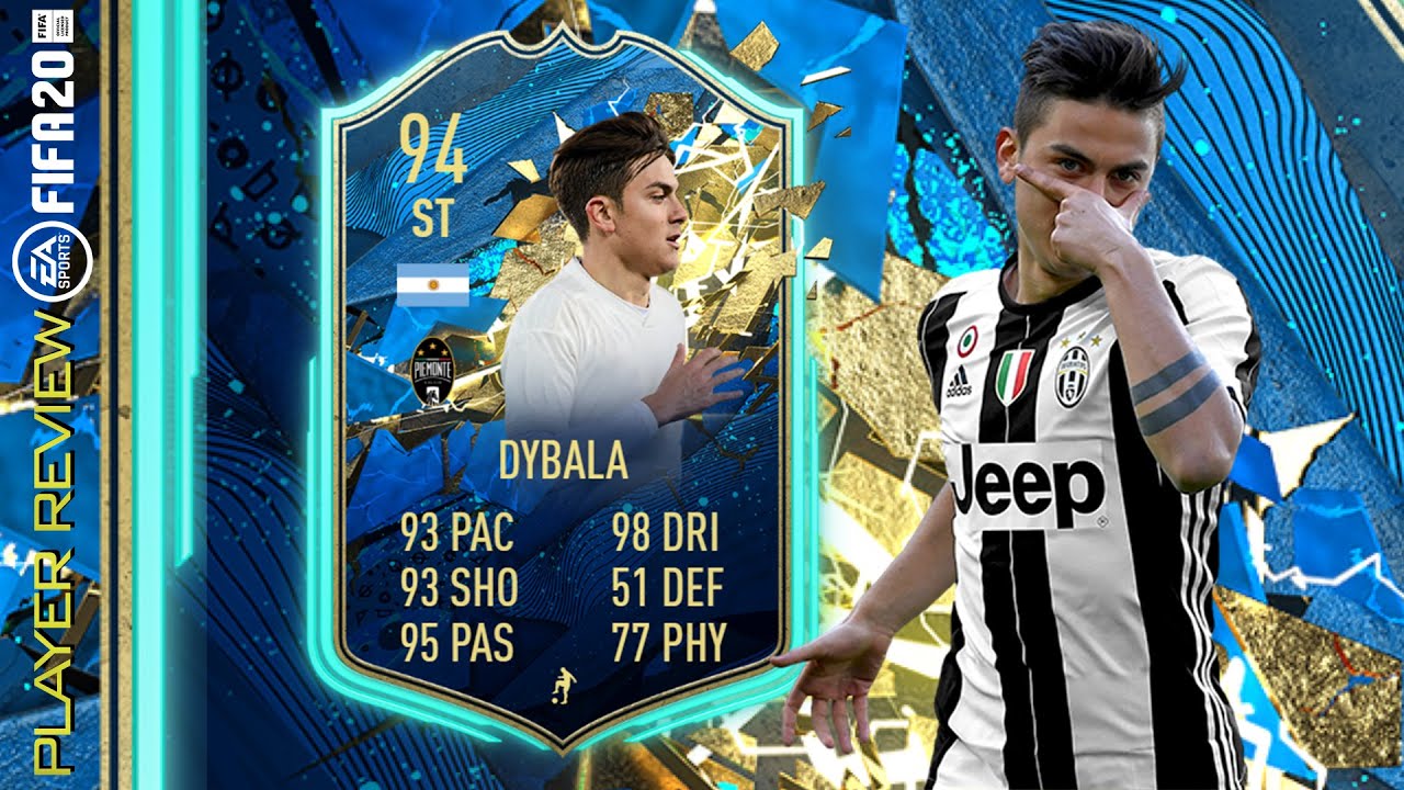BEST SERIE A STRIKER IN FIFA? 94 TOTSSF PAULO DYBALA! PLAYER REVIEW FIFA 20 ULTIMATE TEAM