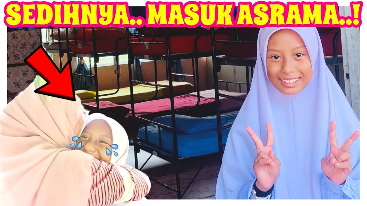 SEDIHNYA... HANTAR AMANI MASUK ASRAMA...😭😭😭