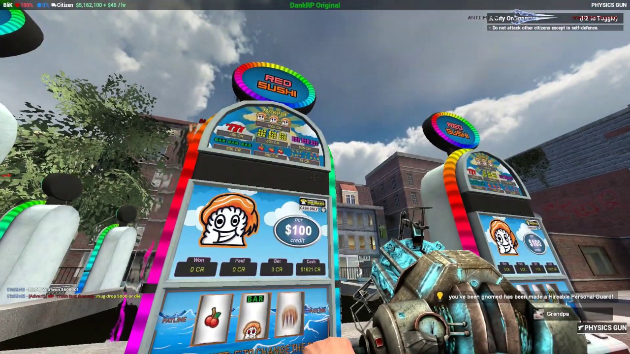 Taking over DarkRP for the slot machines