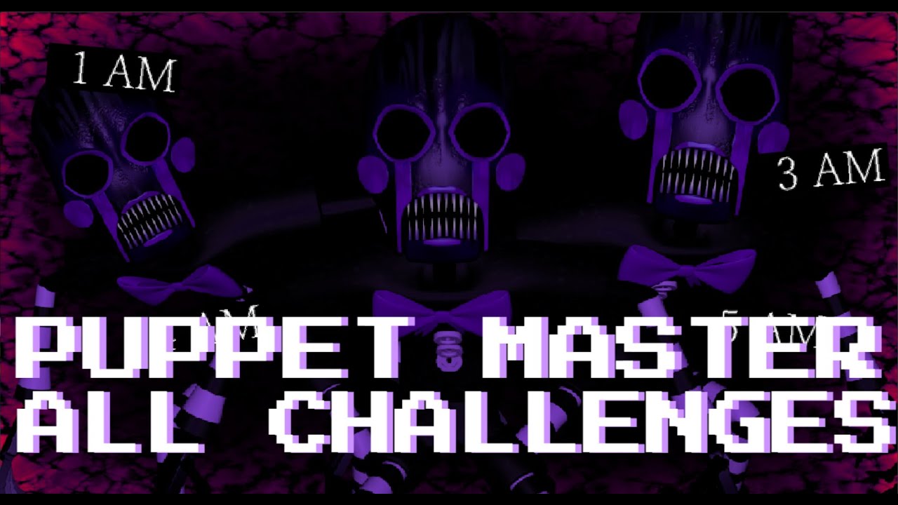 Five Nights at Candy's 3 Custom Night | Puppet Master All Challenges
