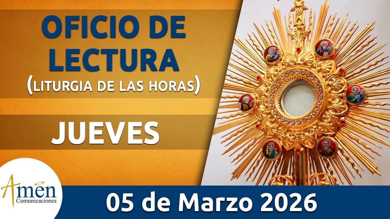 Oficio de Lectura de hoy Jueves 05 Marzo de 2026 l Padre Carlos Yepes l Católica l Dios