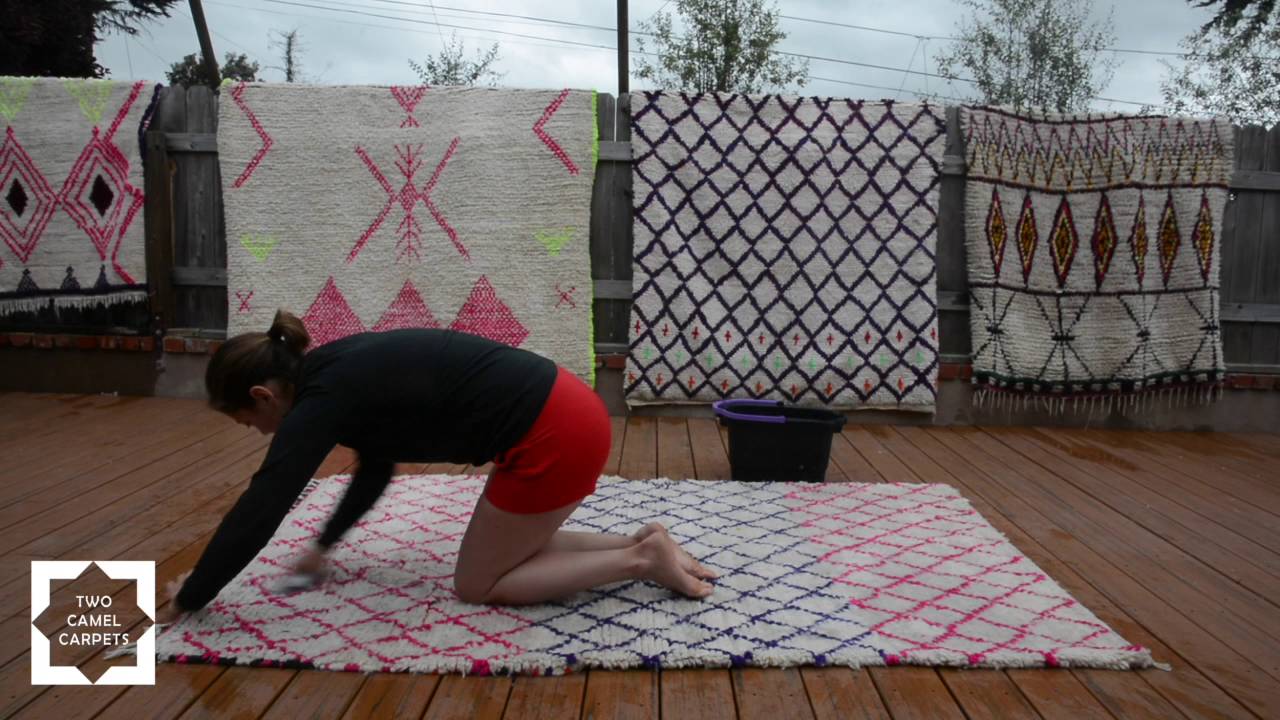 How to Clean a Handmade Wool Carpet at Home: Two Camel Carpets