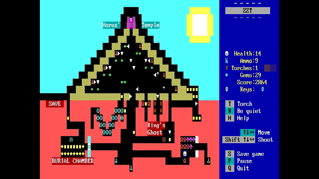 [TAS] [FLASHING WARNING] Best of ZZT (DOS) - 