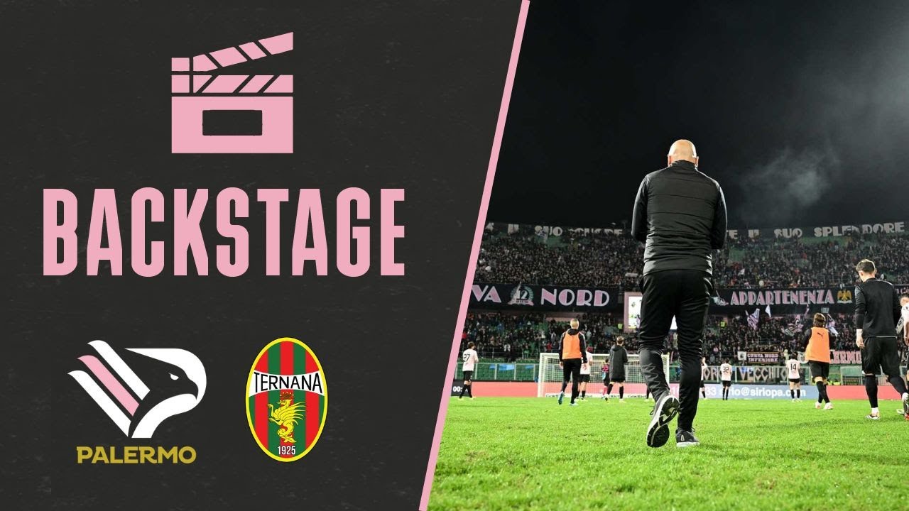 🎬 BACKSTAGE PALERMO-TERNANA: l’eurogol di Lund davanti ai 27mila del Barbera