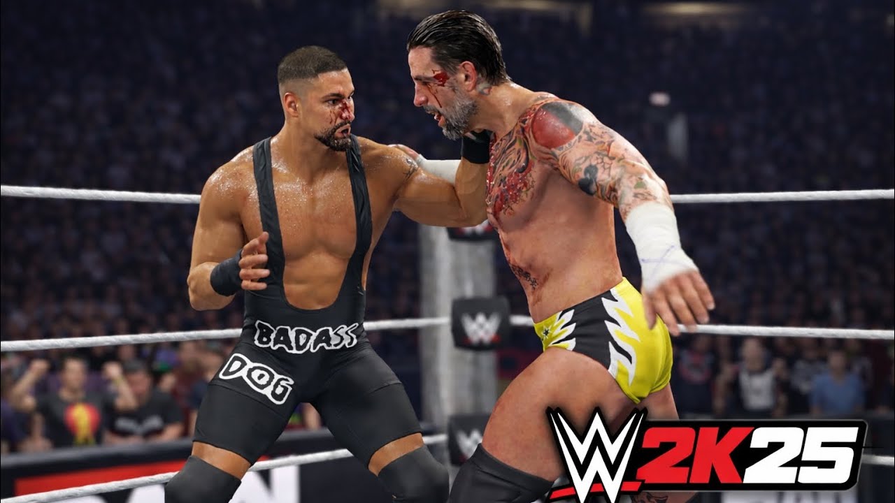 CM Punk vs Bron Breakker – World Heavyweight Championship | WWE 2K25