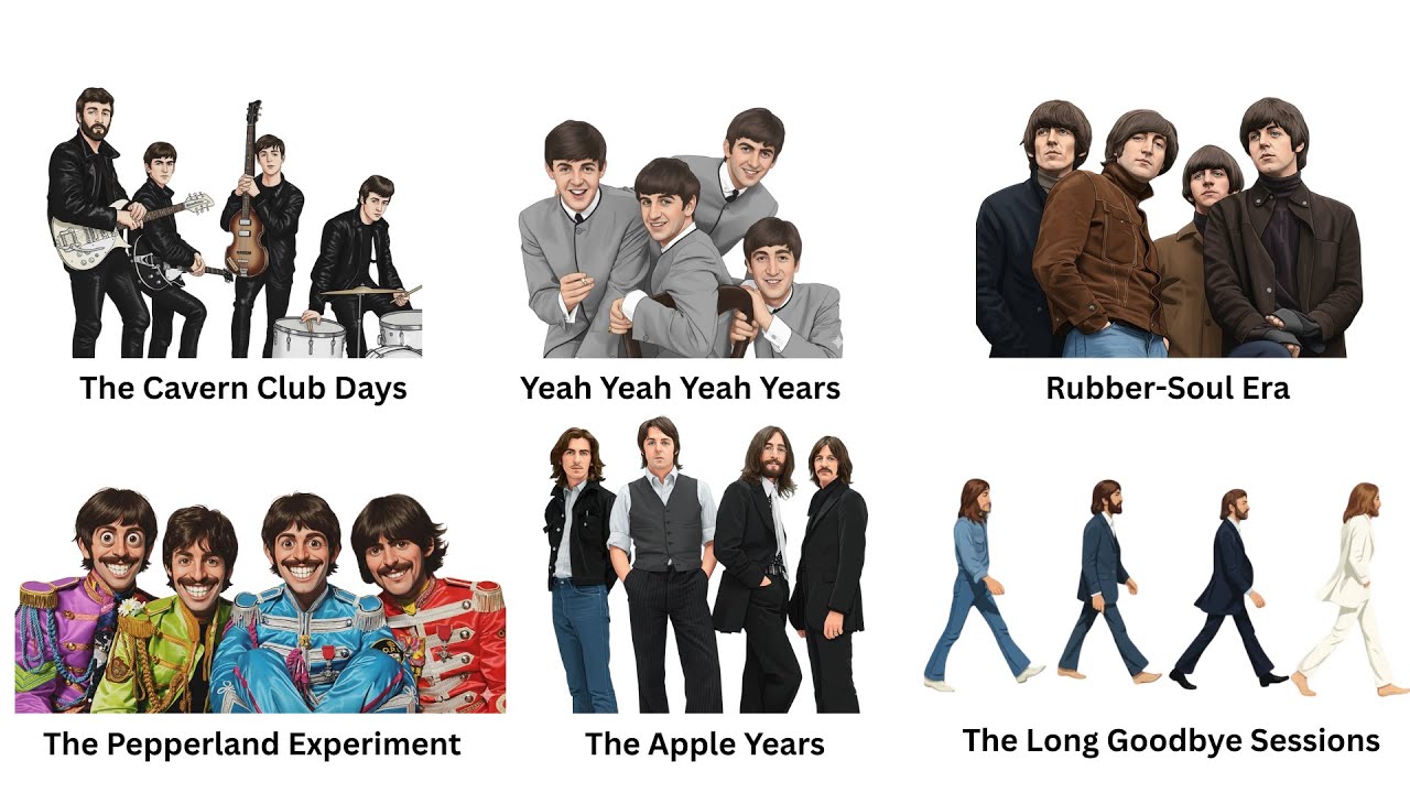 The Beatles Era's Explained in 17 minutes.