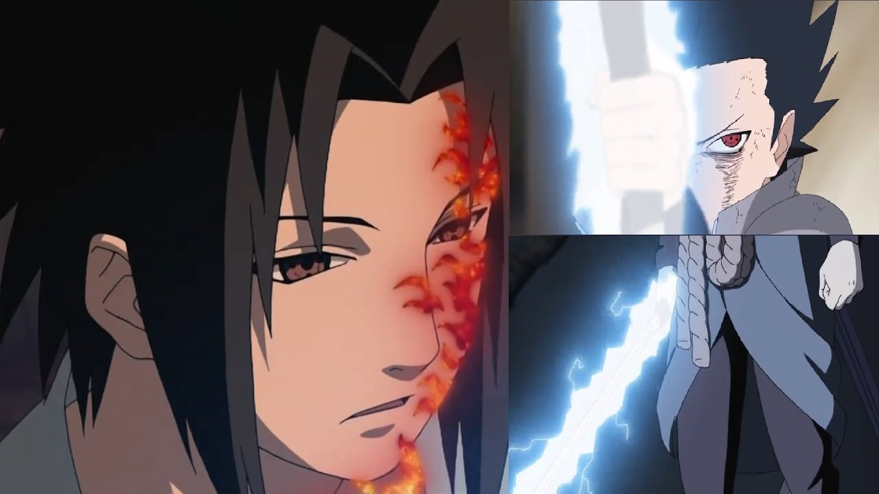 SASUKE UCHIHA - Chidori Blade lightning