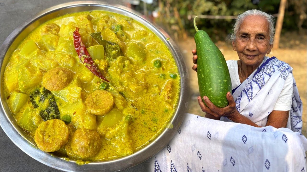 পুরনো দিনের হারিয়ে যাওয়া সাবেকি রান্না আলু লাউয়ের দুধ ঝোল।গরম ভাতে জমে যাবে।Alo Lau Er Dudh Jhol