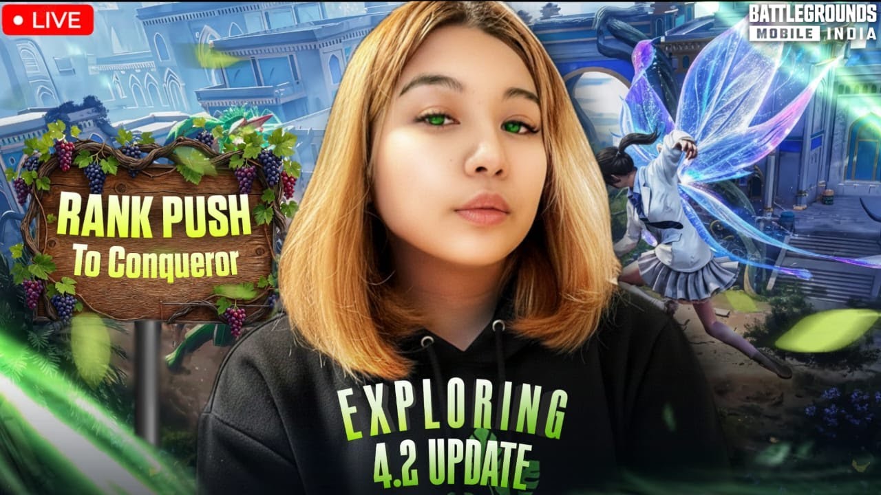 BGMI DEADLY RANK PUSH #bgmilive #bgmirankpush #girlcaster #girlgamer