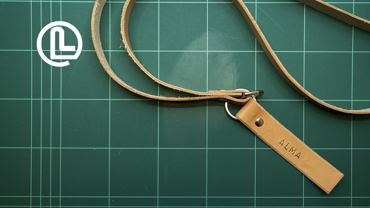 Lav en keyhanger i læder | Læderarbejde for begyndere | Linå DIY