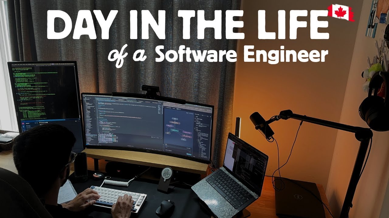 DAY IN THE LIFE OF A 23-YEAR-OLD SOFTWARE ENGINEER IN CANADA 🇨🇦 | WFH EDITION
