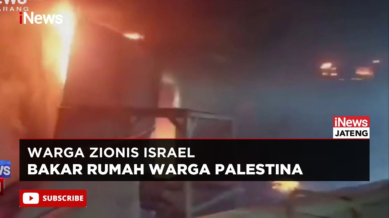 Warga Israel Bakar Rumah Warga Palestina di Gaza