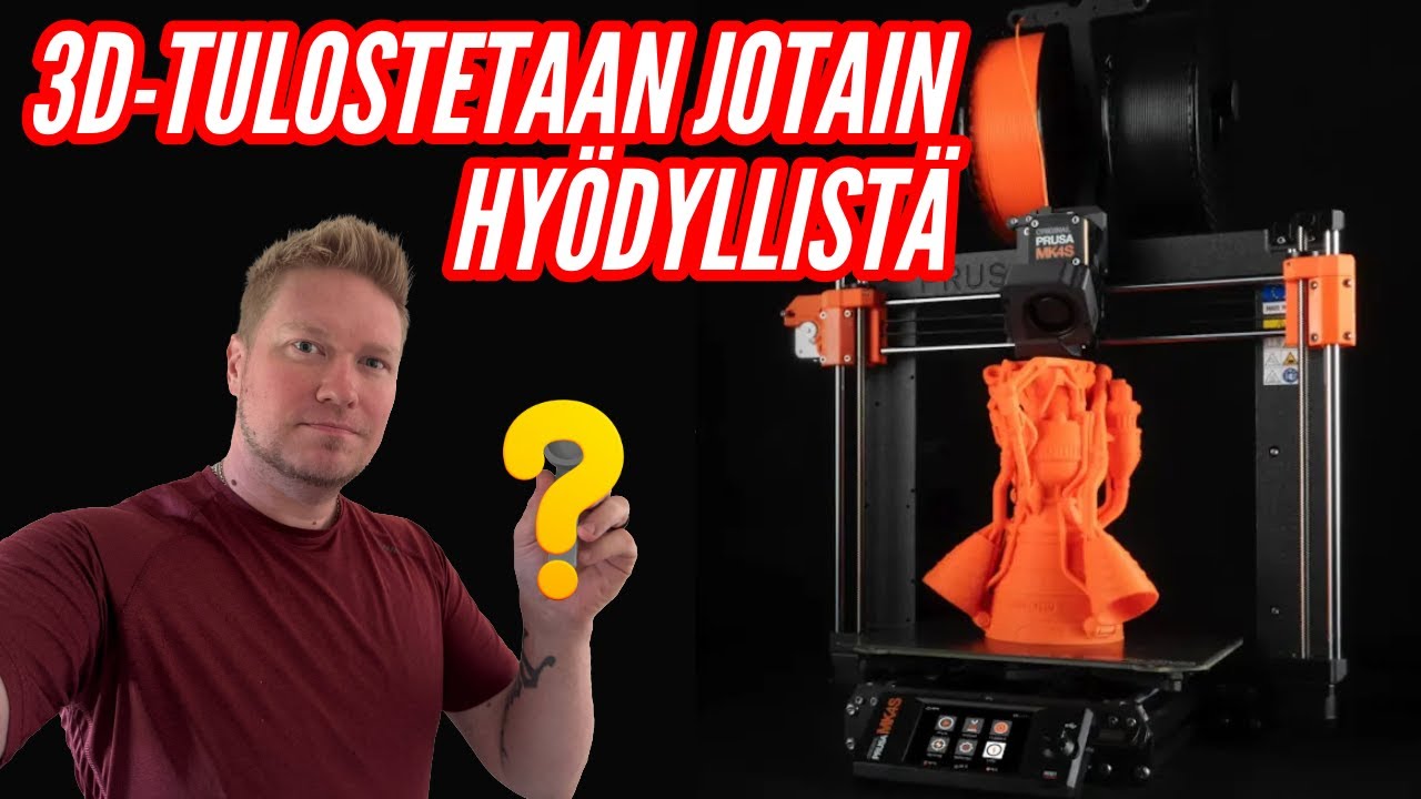 3D-tulostuksesta jotain hyötyä?