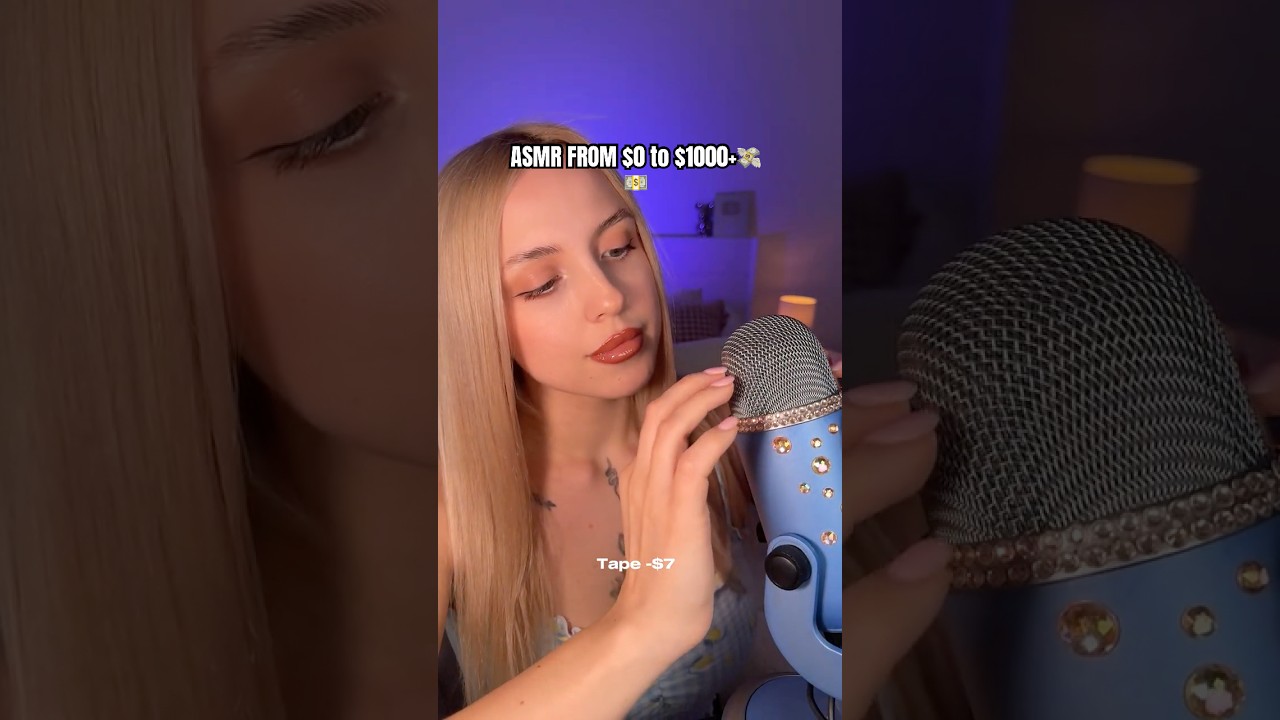 💸💸ASMR from $0 to $1000 #asmr #asmrsounds #mouthwhisper #shortsasmr