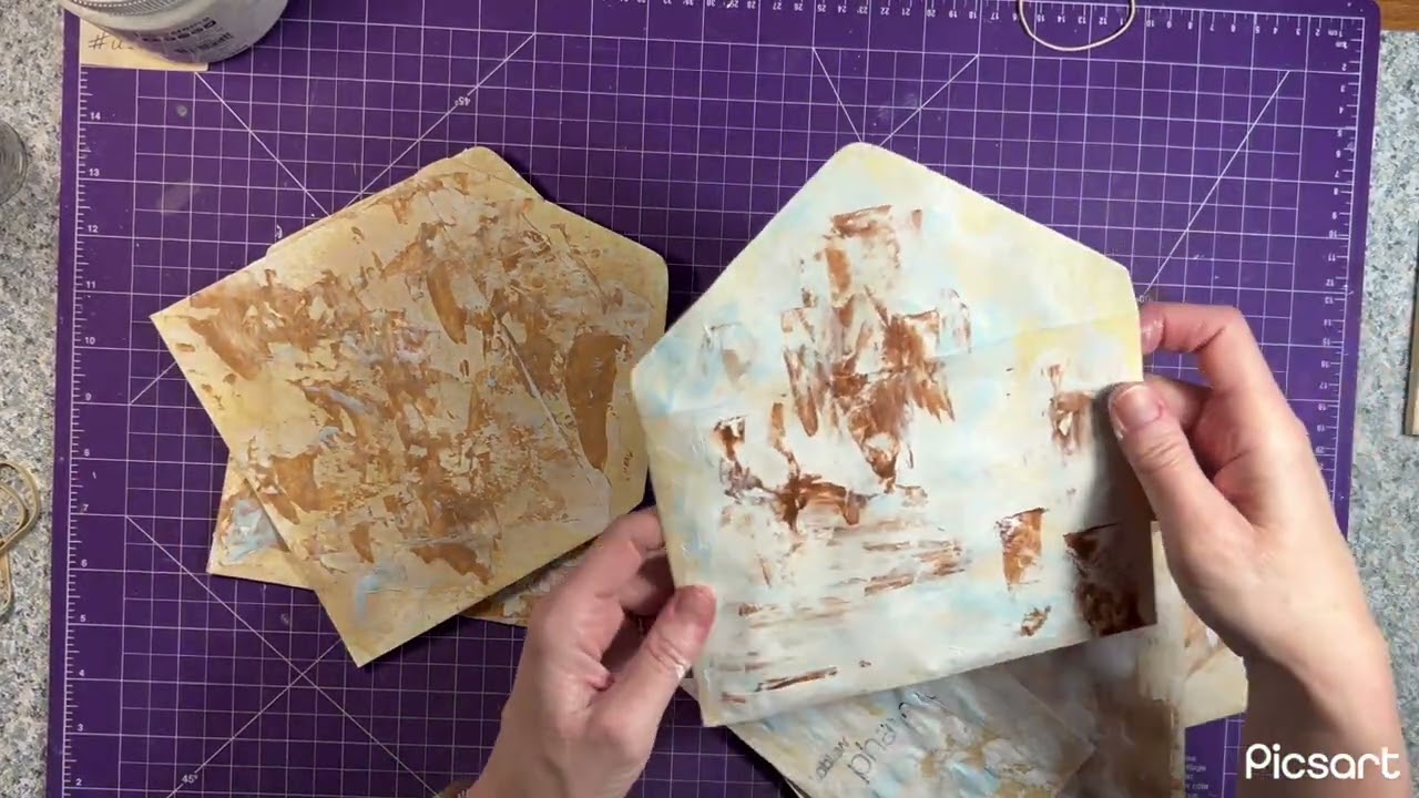 FROM A SIMPLE IDEA TO A FULL ART JOURNAL #thesimplecrafter #mixedmediaart #masterboardmadness