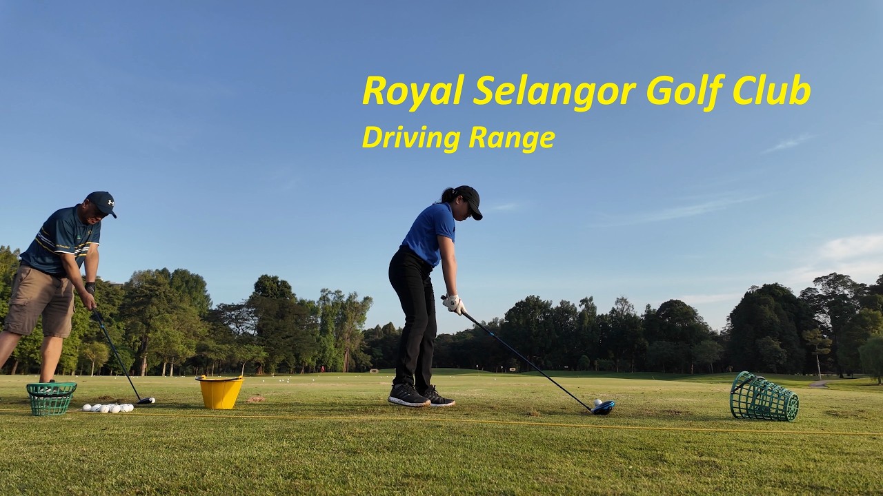 Driving Range Session at Royal Selangor Golf CLub