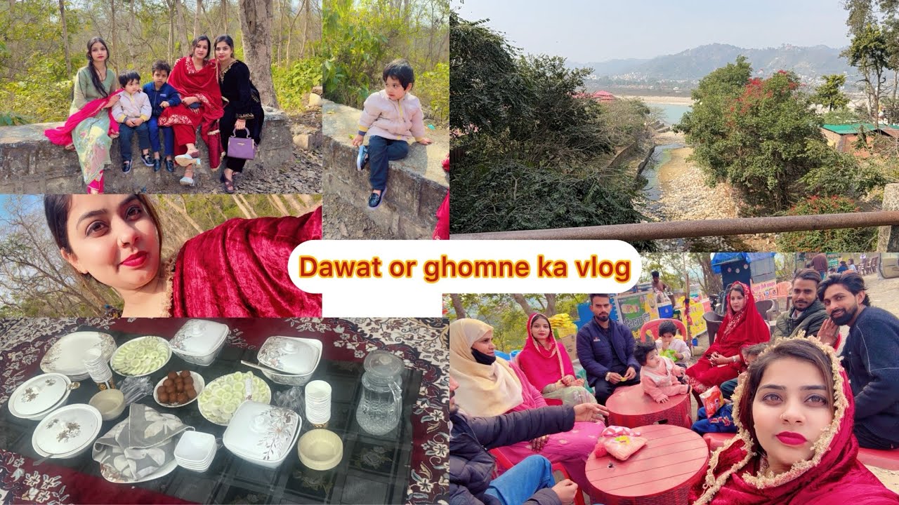 Dawat Aur Ghoomne Ka Mazedaar Din | Family Vlog | Full Enjoyment #vloglife 