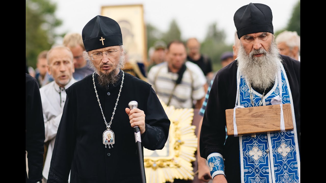 Патриарший экзарх возглавил крестный ход из Жировичей в Минск в четвертый день молитвенного шествия