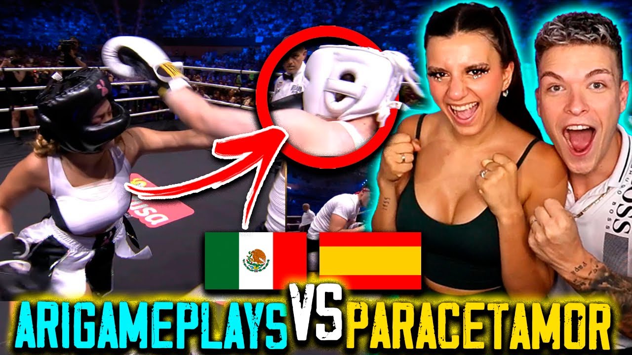 🇲🇽 REACCION a ARIGAMEPLAYS VS PARACETAMOR 😱 *SIN PALABRAS*  | LA VELADA DEL AÑO 2