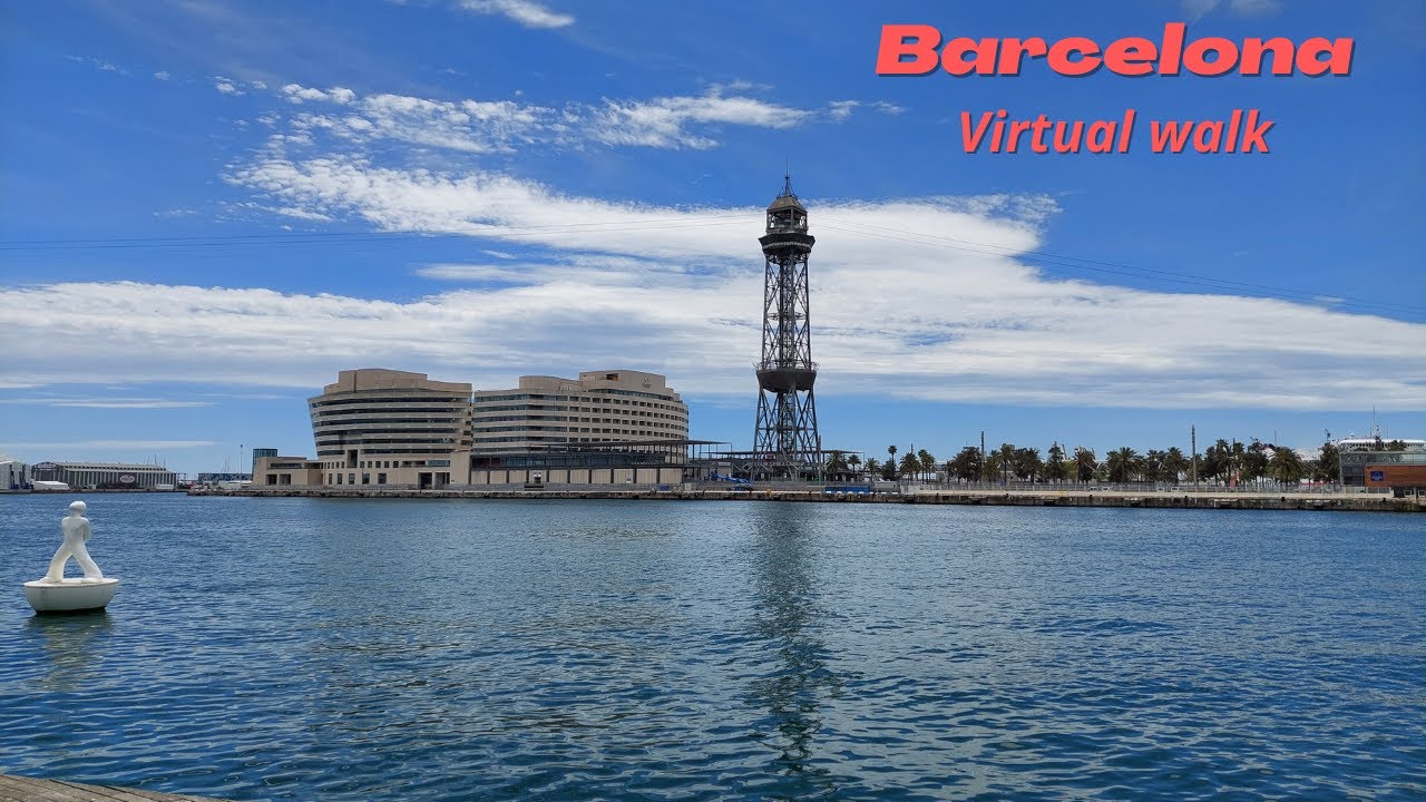 [FHD] BARCELONA | Maremagnum, La Rambla, Pl. Catalunya | Relaxing walk