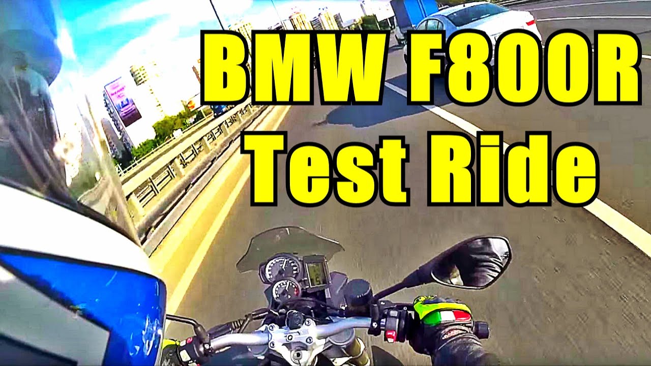 BMW F800R test ride